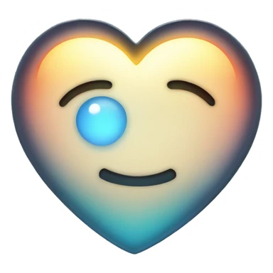 heart with light blub surround sticker