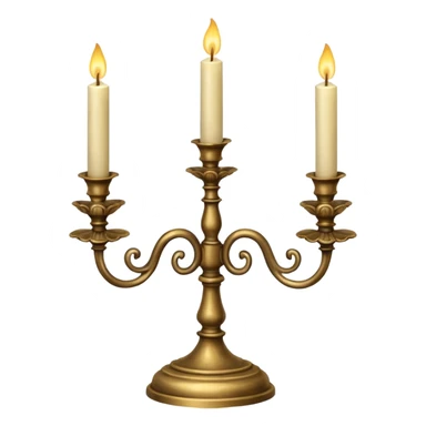 Vintage candelabra  sticker