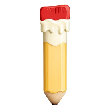 Thick matchstick with mayonnaise on red end sticker