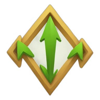 invest arrow sticker