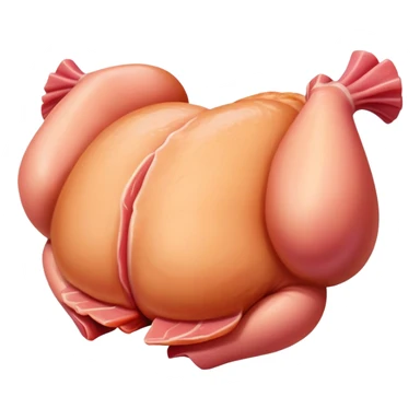 Raw chicken thighs  sticker
