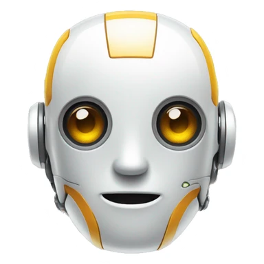 cute robot face. Similar to this 🤖 sticker