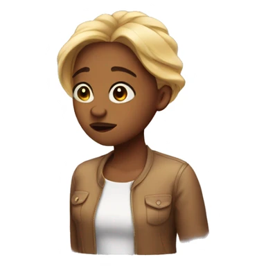 the girl feels bad sticker