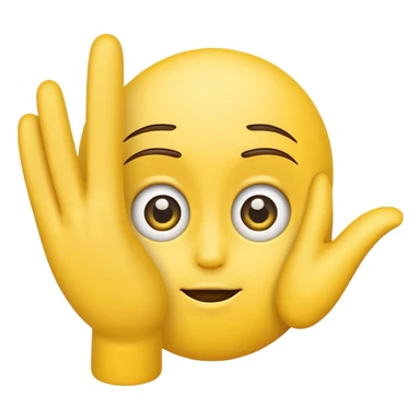 emoji rolled eyes and expressing “talk to the hand” sticker