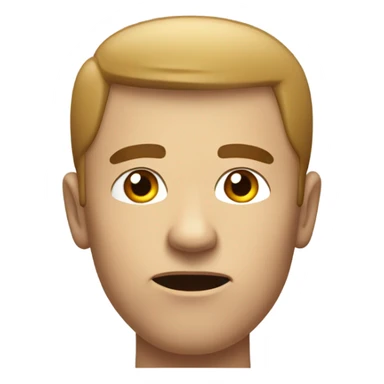 man lips bite and Face with Raised Eyebrow sticker