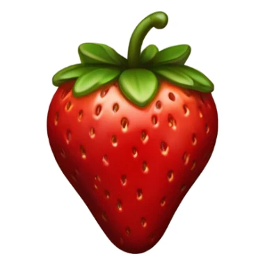Strawberry with chocolate  sticker