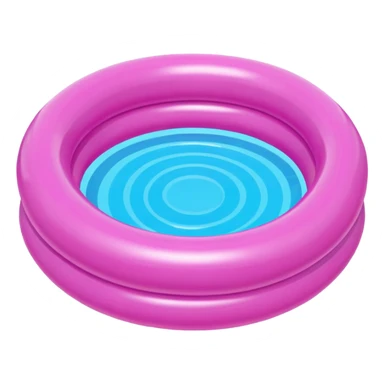 pink inflatable pool sticker