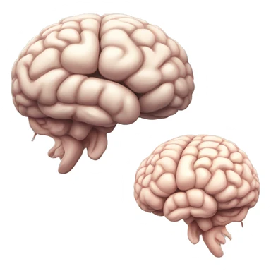 Brain from the show "Pinky and the brain" sticker