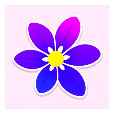 Flower petals  sticker