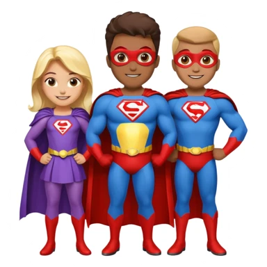 superhero family   family  sticker