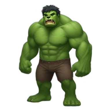 hulk werebear sticker
