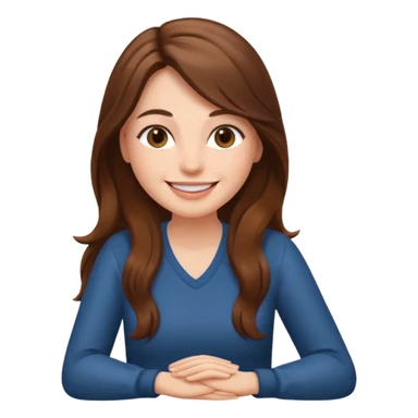 seated woman sticker