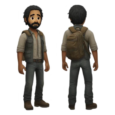Joël the last of us sticker