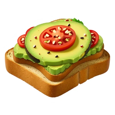 avacado toast sticker