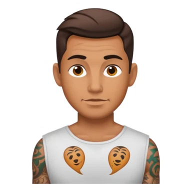 hombre tatuado sticker