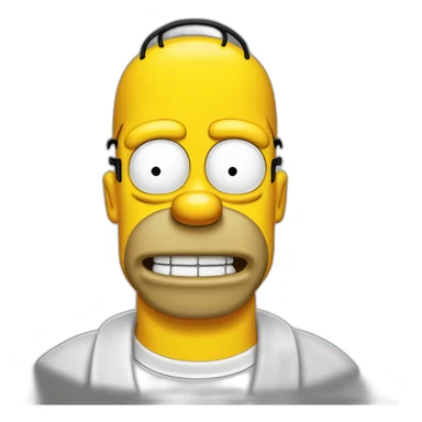 Homer Simpson duff sticker