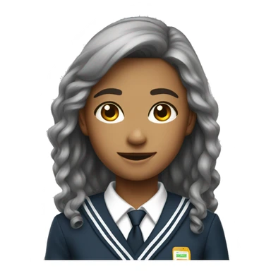 School Uniform for high schoolers (no person) sticker