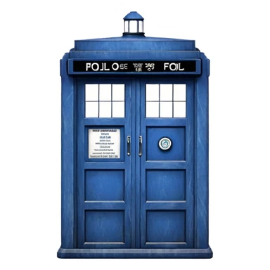 TARDIS sticker
