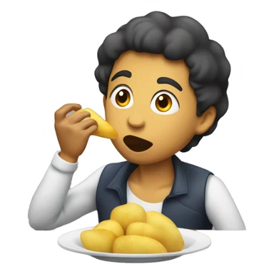 Oliva Rodrigo eating potato’s sticker