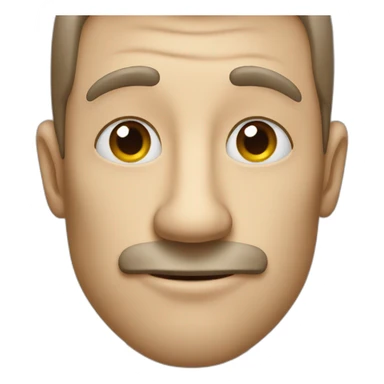 Man with a very Big nose sticker