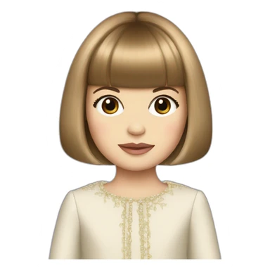 Baby anna wintour sticker
