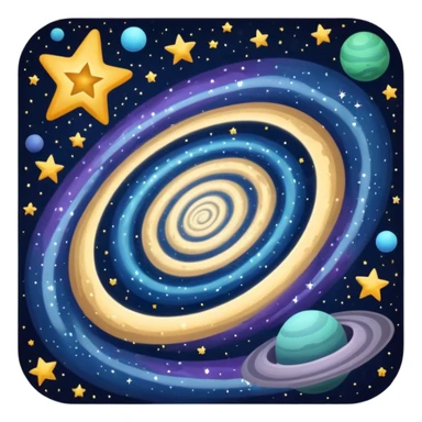 The universe sticker