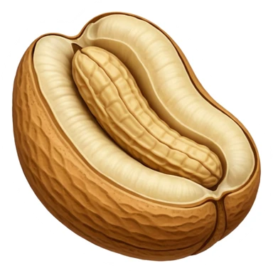 a Peanut with detail (no face) sticker