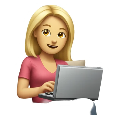 White woman playing the switch on a sofa  sticker