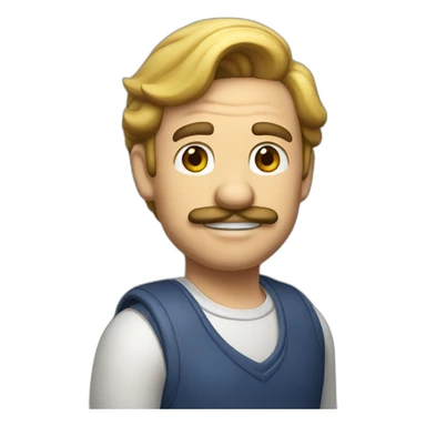 Teacher super mario sticker