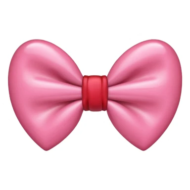 Pink heart with bow tie  sticker
