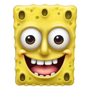Freaky SpongeBob sticker