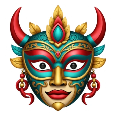Ritual Ceremony Mask sticker