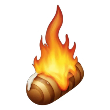 petroleum bonbon burning sticker