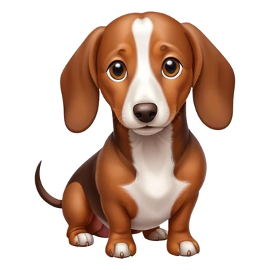 wiener dog sticker
