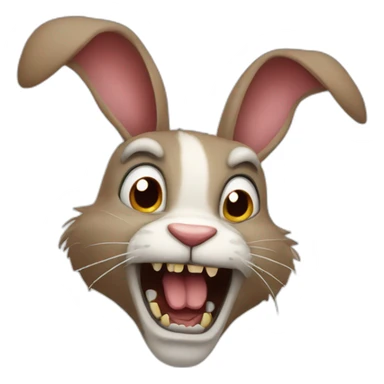 rabid rabbit sticker