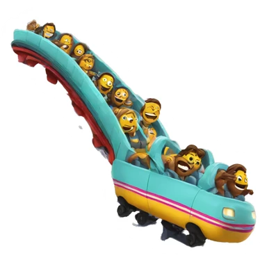 rollercoaster sticker