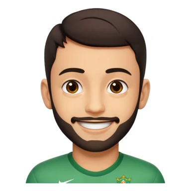 Realistic emoji of Bruno Fernandes sticker