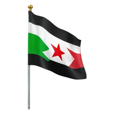 Syria flag sticker