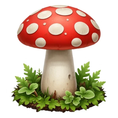 button top mushroom sticker