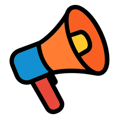 megaphone sticker