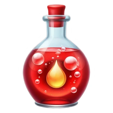 Red health potion sticker