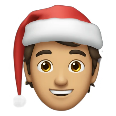 abel caballero with the christmas ligths sticker