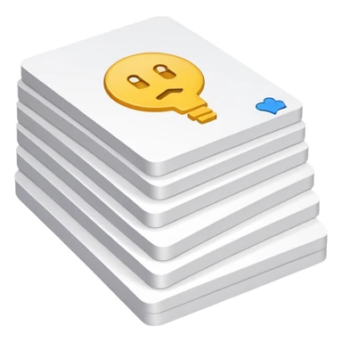 cards with questions sticker