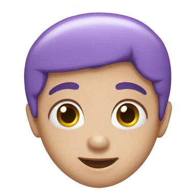 Tender violet heart sticker