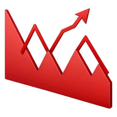 the economy line, falling down sticker