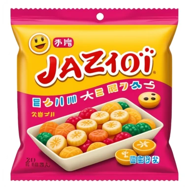 japan packaged snack  sticker