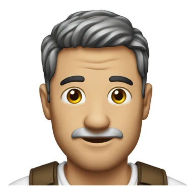 Man with barebells sticker