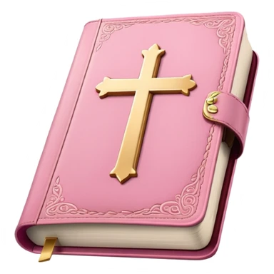 pretty pink bible sticker