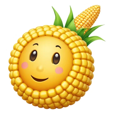 Corn ball sticker