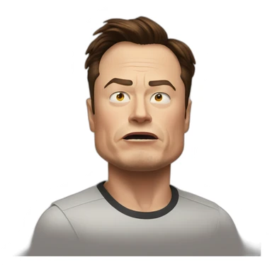 elon musk angry sticker